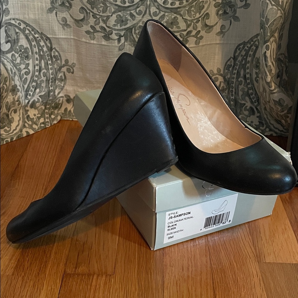 Jessica Simpson Black Women's Wedge Shoes